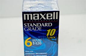 img 2 attached to 📼 10 Pack of Maxell Standard Grade T-120 VHS Cassettes - 6 Hours Each