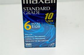 img 3 attached to 📼 10 Pack of Maxell Standard Grade T-120 VHS Cassettes - 6 Hours Each