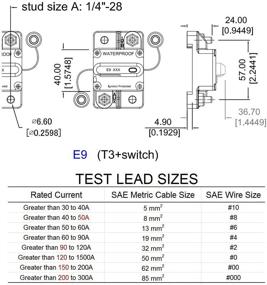 img 2 attached to 🔌 Глоасо 30A Тепловые автоматические выключатели: Прочные заменители для 12V-48V DC RV Marine Audio – Установка на поверхности и рессивного типа нажатия