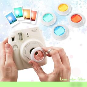 img 2 attached to Комплект аксессуаров Fujifilm Instax Mini 9 Lime Green из 13 предметов включает чехол для камеры с ремешком