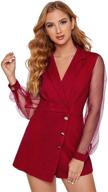 shein womens collar sleeve jumpsuit: the perfect women's clothing for jumpsuits, rompers & overalls logo