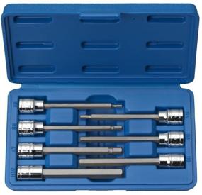 img 2 attached to Neiko 10076A 7-Piece Extra Long Allen Hex Bit Socket Set, Metric, 3mm-10mm, 3/8” Drive – Made with S2 and Cr-V Steel