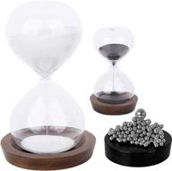 hourglass timer glass magnetic sculpture logo