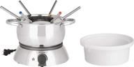 🍲 trudeau alto 3-in-1 electric fondue set: a versatile, stylish 81 ounce silver option logo