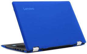 img 4 attached to 🔵 mCover Hard Shell Case for New 14-inch Lenovo Ideapad Flex 4 14 (4-1470/4-1435/4-1480) Laptop Computers in Blue - Not Compatible with Newer Flex 5/6 Series