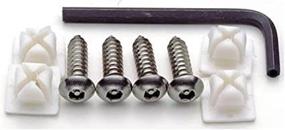 img 3 attached to 🔒 Cruiser Accessories 81230 Locking Fasteners, Domestic-Stainless: Secure Your Ride with Reliable Stainless Steel Locks