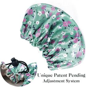 img 1 attached to Adjustable Bonnets Children Reversible Sleeping Personal Care and Bath & Bathing Accessories