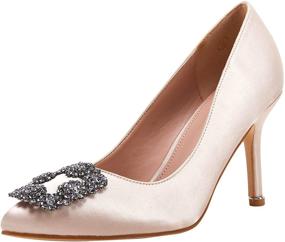 img 4 attached to 👠 Exquisite Wedding Stiletto: Elegant Pointed Women's Shoes for Classic Brides