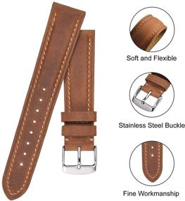 img 1 attached to 👌 Enhance Style with BISONSTRAP Vintage Leather Replacement Thread" or "Upgrade your Look with BISONSTRAP Vintage Leather Replacement Thread
