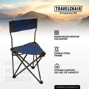 img 3 attached to 🪑 Ultimate Slacker 2.0 TravelChair: Tri-Fold Tripod Design for Superior Mobility and Comfort