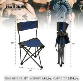 img 1 attached to 🪑 Ultimate Slacker 2.0 TravelChair: Tri-Fold Tripod Design for Superior Mobility and Comfort