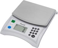 📏 escali pana v136 large volume measuring scale: preprogrammed with 500+ ingredients, 13lb capacity, lcd display - ideal for kitchen, baking, cooking - universal & light grey logo