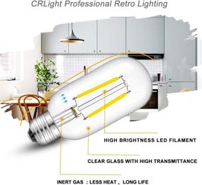 img 3 attached to 💡 CRLight Dimmable Daylight Filament Bulb for Industrial Electrical Use