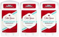 old spice high endurance anti-perspirant &amp; deodorant, pure sport - 3oz (3-pack) logo