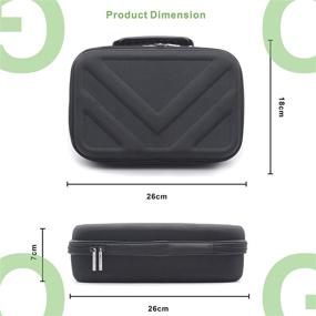 img 3 attached to 🧳 Hypervolt Go Travel Storage Organizer: Durable Hard Shell Carrying Case for Ultimate Protection and Convenience
