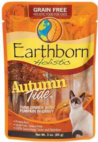 img 4 attached to 🐟 Nutritious Grain-Free Tuna & Pumpkin Cat Food Pouches by Earthborn Holistic - Case of 24