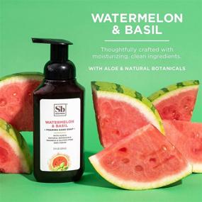 img 3 attached to 🍉 Refreshingly Scented Soapbox Foaming Hand Soap Trio - Watermelon & Basil - 8.4oz Pump Bottles - 3 Count