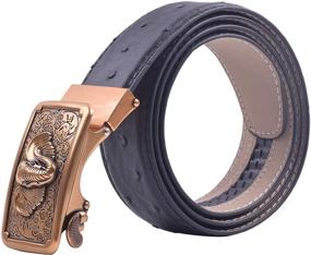 img 4 attached to 🐘 Exquisite VIAMTO Genuine Leather Elephant Automatic Men's Belt for Stylish Accessories