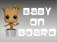 groot board decal sticker graphic logo