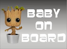 img 3 attached to Groot Board Decal Sticker Graphic