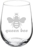 wine glass goblet queen stemless logo