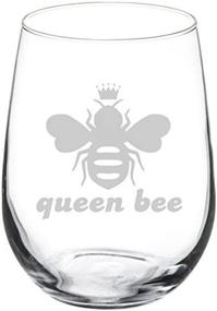 img 4 attached to Wine Glass Goblet Queen Stemless