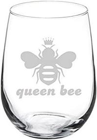 img 3 attached to Wine Glass Goblet Queen Stemless