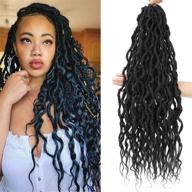 synthetic pre looped lightweight dreadlocks extensions logo