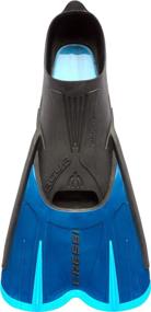 img 3 attached to 🏊 Cressi Adult Short Light Swim Fins with Self-Adjustable Comfortable Full Foot Pocket - Agua Short: Perfect for Traveling & Made in Italy