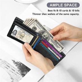 img 2 attached to 💼 Genuine Minimalist Blocking Accessories for Men's Wallets, Card Cases & Money Organizers by Doeboe