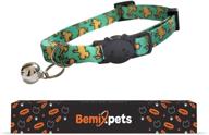 🐱 discover the purrr-fect style! cat collar unique designs with 22+ patterns, breakaway feature and bell - ideal for cute girl & boy fancy kittens, small, medium & large - frog design logo