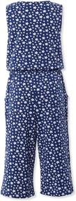 img 1 attached to Stylish Sleeveless Printed Cotton Jersey Jumpsuit with Wide Leg - Perfect for Awesome Girls
