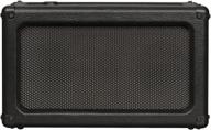 кросли cr3028a-bk шарлотта винтажный портативный bluetooth-динамик с полноценным звуком - черный логотип