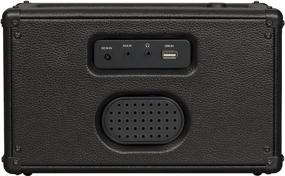 img 1 attached to Кросли CR3028A-BK Шарлотта винтажный портативный Bluetooth-динамик с полноценным звуком - черный