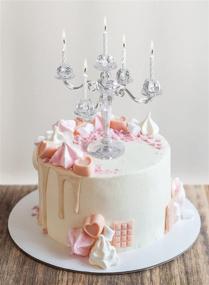 img 2 attached to 🎂 Genuine Fred Cake Candelabra Birthday Holder: Elegant Assorted Design with 9 Candles