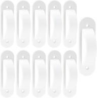 wall switch guards - 12 plate covers for safety & security in home decor, maintains light switch on or off, prevents accidental device activation (almond) logo