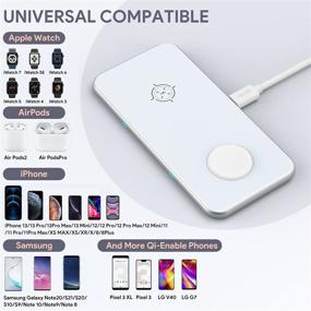 img 3 attached to Wireless Charger Charging Compatible Airpods