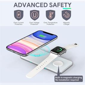 img 2 attached to Wireless Charger Charging Compatible Airpods