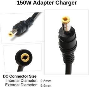 img 3 attached to 💡 ADP-150NB D AC Power Adapter Charger 150W 19.5V 7.7A for ASUS G53 G53S G53Sx G53SW G71G G71GX G71V G72GX G73 G73J G74SX G51JX-3D G51Jx-a1 G51Vx-rx05 L5800GX with Power Cord