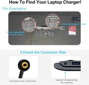 img 2 attached to 💡 ADP-150NB D AC Power Adapter Charger 150W 19.5V 7.7A for ASUS G53 G53S G53Sx G53SW G71G G71GX G71V G72GX G73 G73J G74SX G51JX-3D G51Jx-a1 G51Vx-rx05 L5800GX with Power Cord