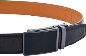 img 2 attached to Bulliant Click Ratchet Men's Accessories with Genuine Leather Belts