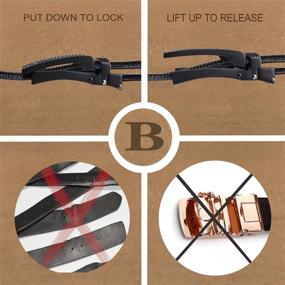 img 1 attached to Bulliant Click Ratchet Men's Accessories with Genuine Leather Belts