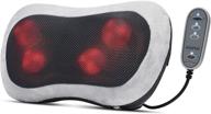 🌸 renpho back massager with heat: ultimate shiatsu massage pillow for deep tissue relief at home or office logo