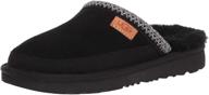 ugg tasman slip slipper black logo