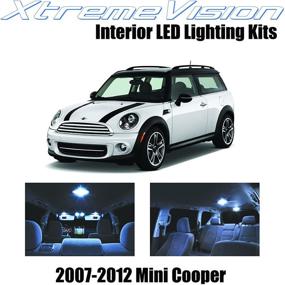 img 4 attached to 💡 Enhanced Xtremevision Cool White Interior LED Kit Package (10 Pieces) for Mini Cooper 2007-2012 + Professional Installation