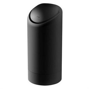 img 4 attached to 🚗 VORCOOL Car Trash Can with Lid: Stylish & Convenient Garbage Dust Bin for Cup Holder in Console or Door (Black)