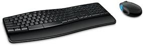 img 3 attached to 💻 Optimize Search: Microsoft Sculpt Comfort Desktop Combo (L3V-00002) with USB Port Keyboard and Mouse