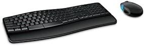 img 4 attached to 💻 Optimize Search: Microsoft Sculpt Comfort Desktop Combo (L3V-00002) with USB Port Keyboard and Mouse