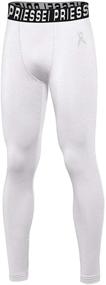 img 3 attached to Compression Leggings Football Basketball Baselayer Boys' Clothing