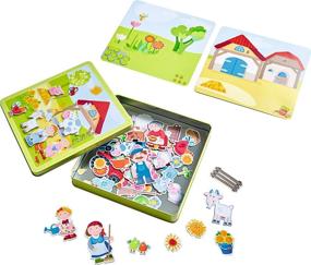 img 1 attached to HABA Peter Paulines Farm Magnetic: A Whimsical Farmyard Adventure